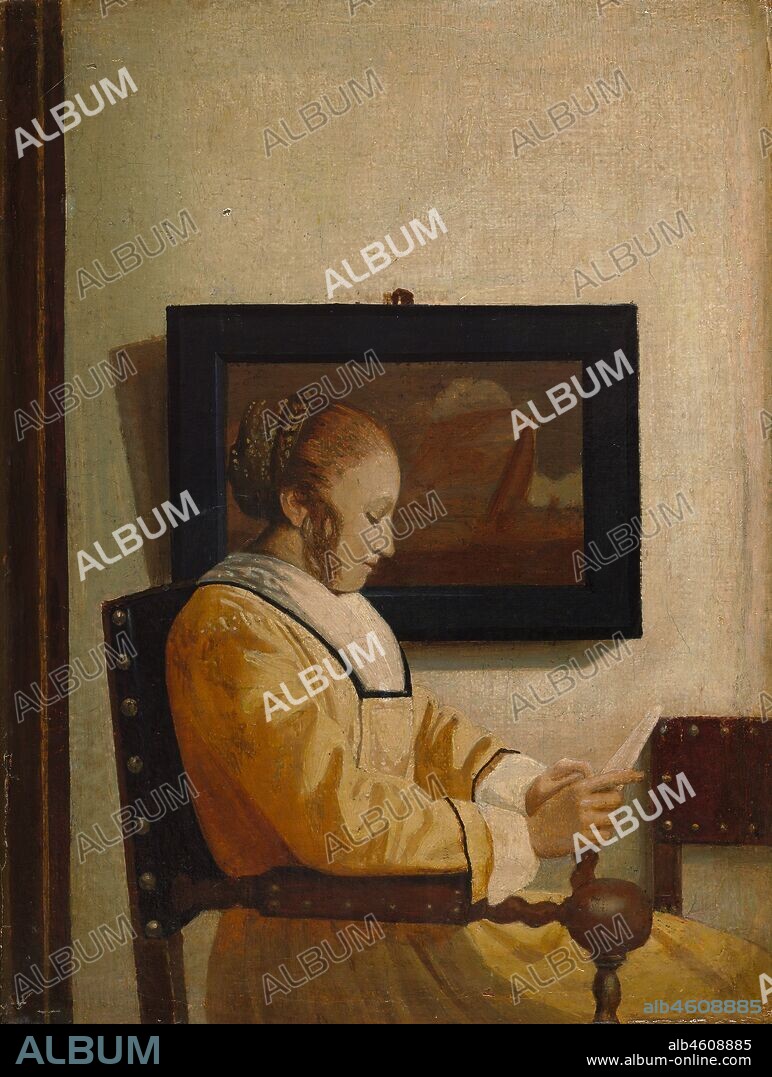 A Young Woman Reading, .