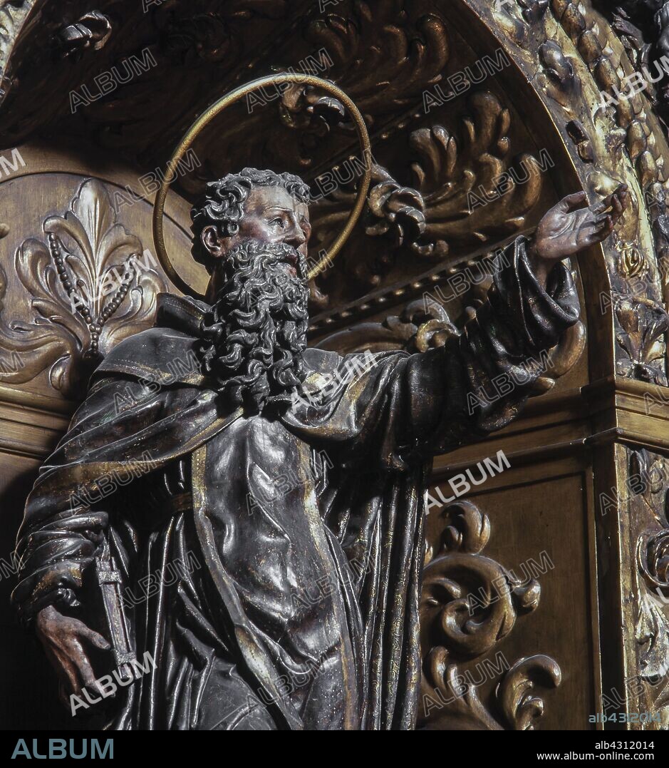Andreu Sala / Retablo de Santa Clara, 1689. Iglesia de Sant Vicenç de Sarrià, Barcelona.