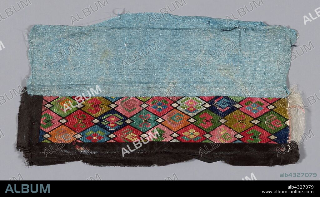 Trouser Band, Qing dynasty (1644–1911), 1875/1900, Han-Chinese, China, Forty-four pairs and eight odd pieces of embroidered sleeve, ankle bands, etc. on gauze., 18.7 × 35 cm (7 3/8 × 13 3/4 in.).