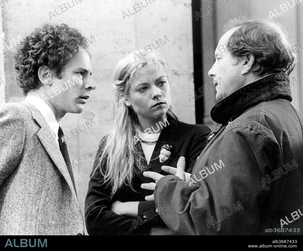 ART GARFUNKEL, NICOLAS ROEG und THERESA RUSSELL in BAD TIMING, 1980, unter der Regie von NICOLAS ROEG. Copyright RANK.