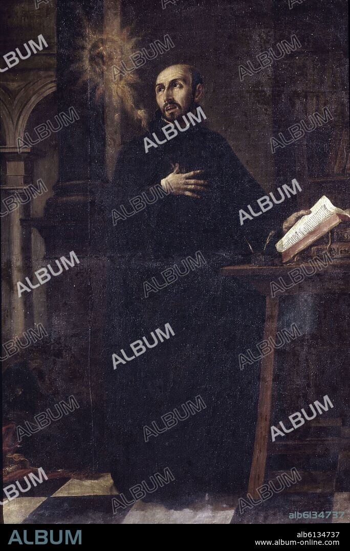 JUAN DE ROELAS (1558-1625). SAN FRANCISCO DE BORJA - TRANSITO DEL MANIERISMO AL BARROCO - S XVI/XVII.