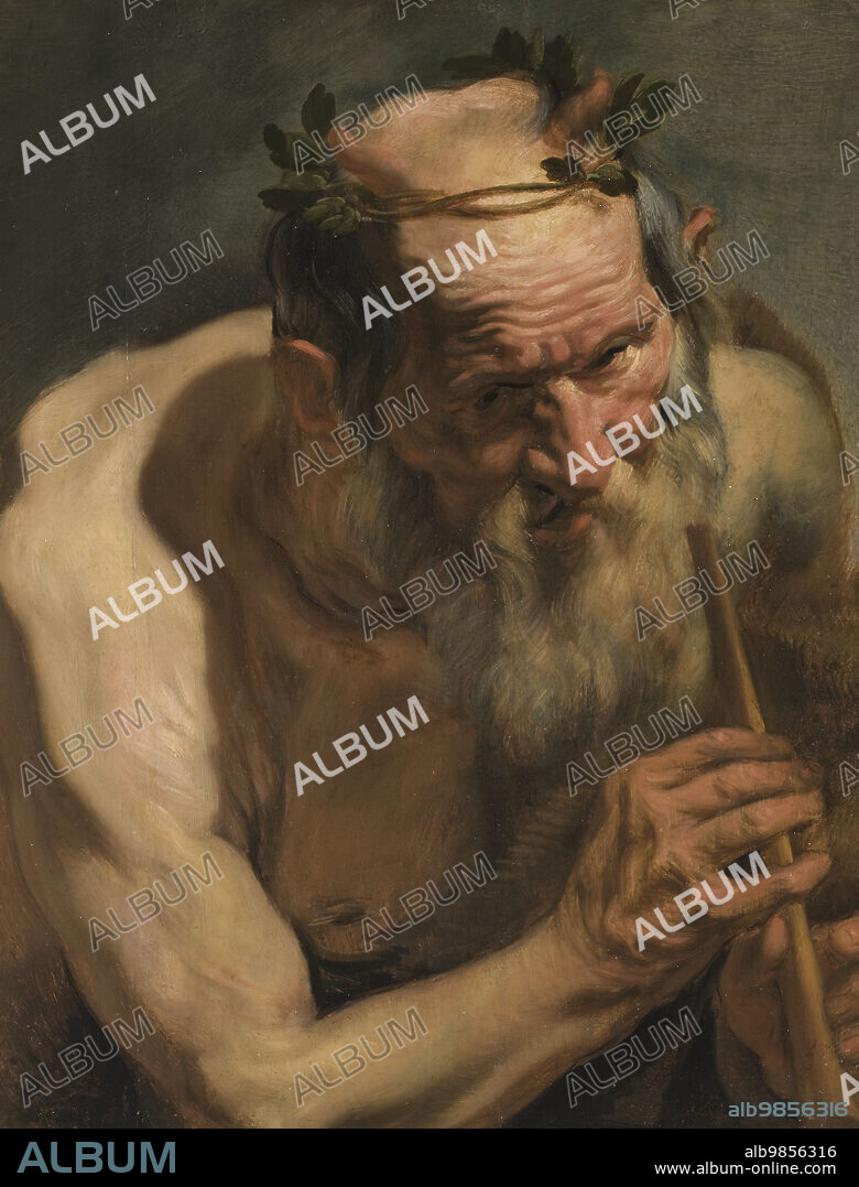 Old Satyr Holding a Flute, early-mid 17th century.