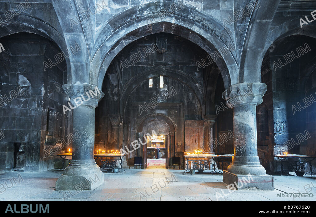 Geghard Monastery, UNESCO World Heritage Site, Kotayk Province, Armenia, Caucasus, Central Asia, Asia.