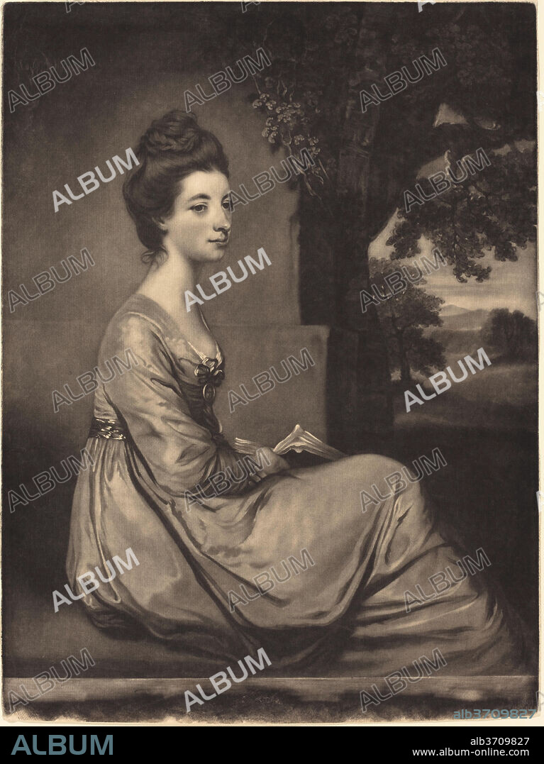 JAMES WATSON AFTER SIR JOSHUA REYNOLDS. Jemima Countess Cornwallis. Dated: 1771. Dimensions: sheet (cut within platemark): 37.5 x 28 cm (14 3/4 x 11 in.). Medium: mezzotint on laid paper.