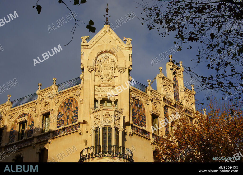 Gran Hotel (Grand Hotel 1901-1903). Fundació "la Caixa".Palma.Mallorca.Illes Balears.España.