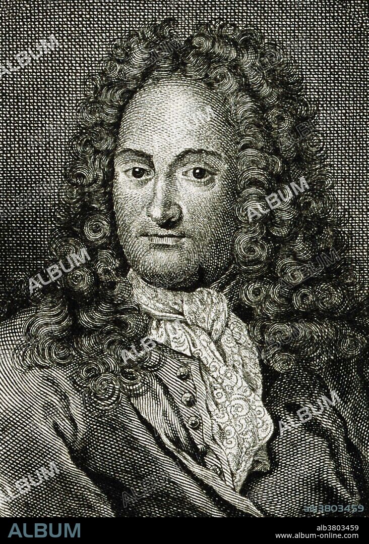Gottfried Leibniz. Line engraving by C. F. Boetius after G. Leygeb. Gottfried Wilhelm von Leibniz (1646-1716) was a German polymath and philosopher who occupies a prominent place in the history of mathematics and the history of philosophy, having developed differential and integral calculus independently of Isaac Newton. Leibniz's notation has been widely used ever since it was published. He became one of the most prolific inventors in the field of mechanical calculators. He also refined the binary number system, which is the foundation of digital computers. Crop of JE7702.