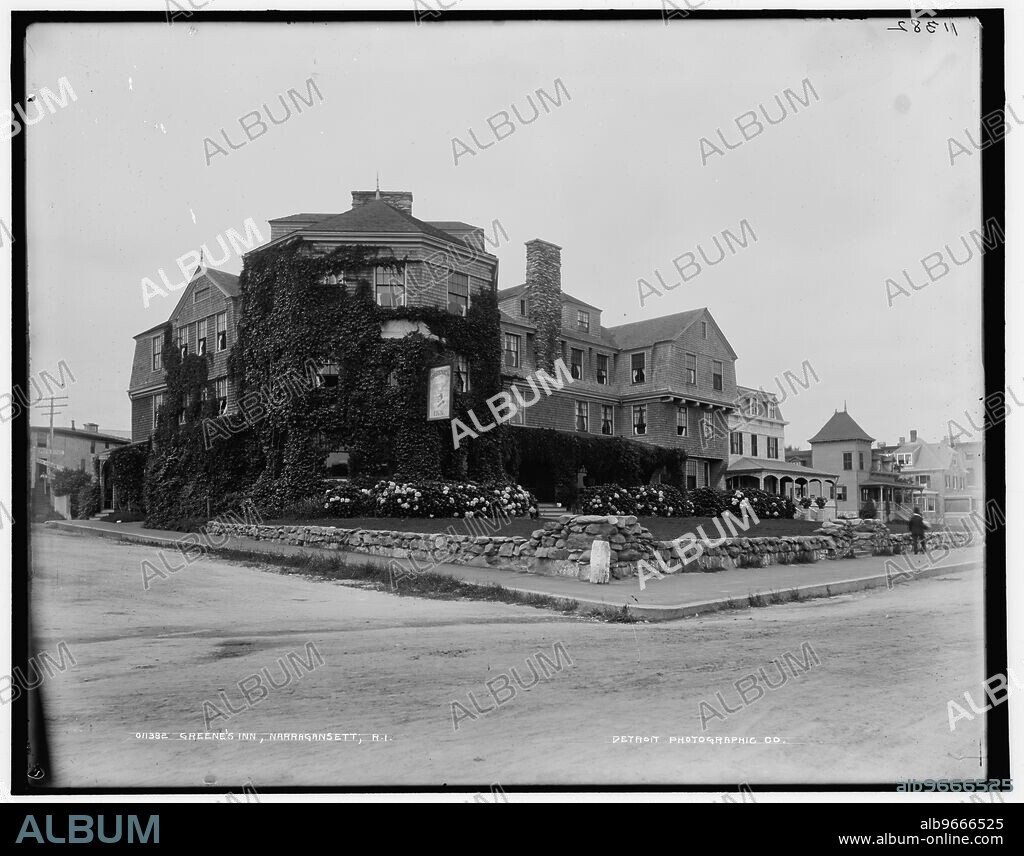 Greene's Inn, Narragansett, R.I., between 1880 and 1899. The Greene Inn (also known as Green Inn or Greene's Inn) was built in 1887 to a design by William Gibbons Preston.