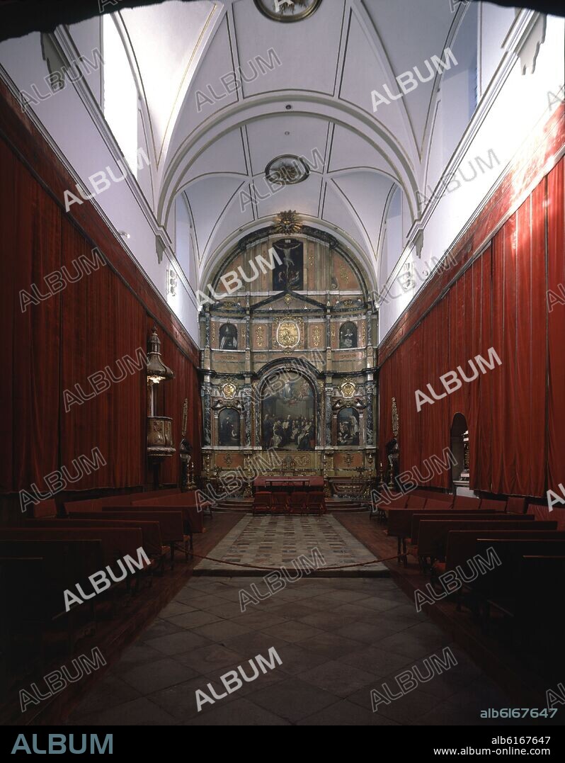 SIMON GABILAN TOME (1708-1781). VISTA DE LA CAPILLA DE LA UNIVERSIDAD -.