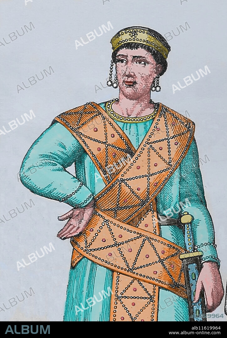 Justinian I (482-565). Eastern Roman Emperor from 527-565.