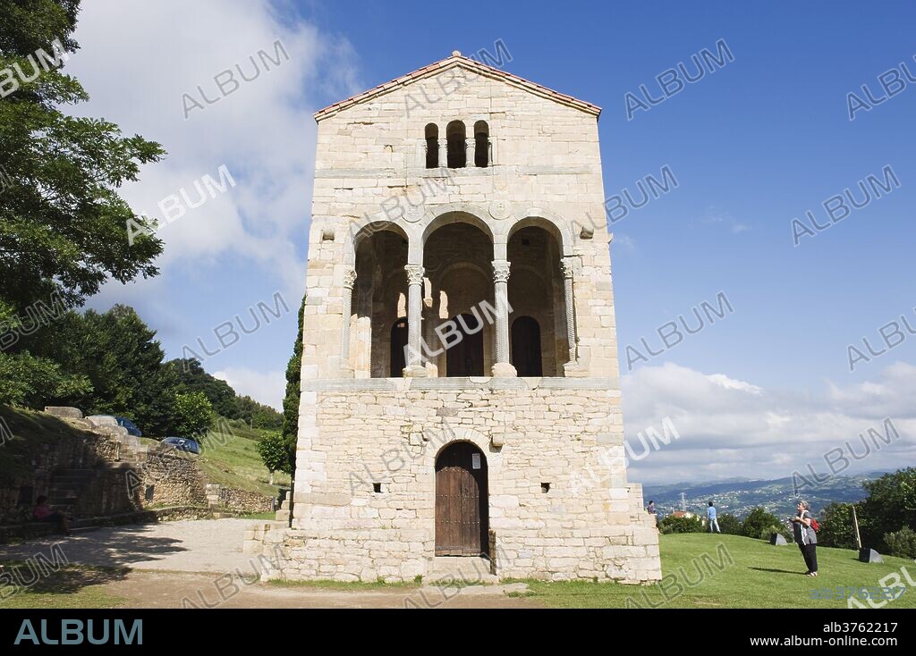 Santa Maria de Naranco, 9th century pre-romanesque style, UNESCO World Heritage Site, Oviedo, Spain, Europe.