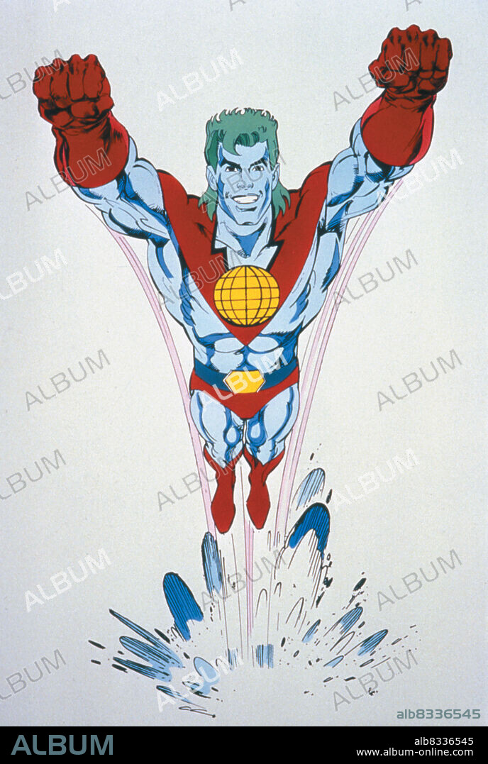 Poster de CAPITAN PLANETA Y LOS PLANETARIOS, 1990 (CAPTAIN PLANET AND THE PLANETEERS), dirigida por JIM DUFFY. Copyright DiC Entertainment / Hanna-Barbera Productions.