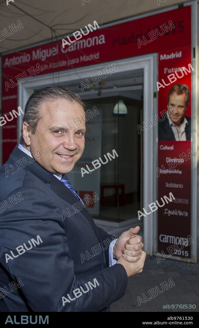 Madrid, 02/19/2015. Interview with Antonio Miguel Carmona, Psoe candidate for mayor of Madrid. Photo: Ignacio Gil Archdc.
