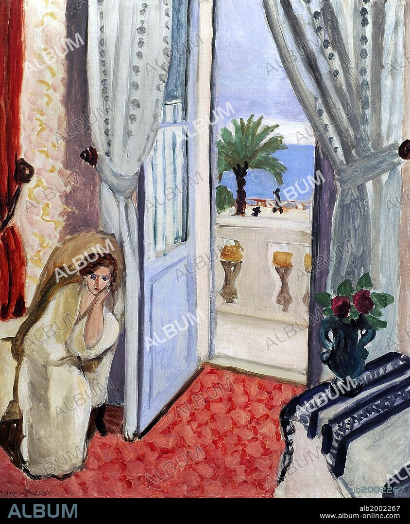 Henri Matisse (1869-1954). French painter. Interior at Nice (Room at the Hotel Mediterranee), 1919. Saint Louis Art Museum. United States.