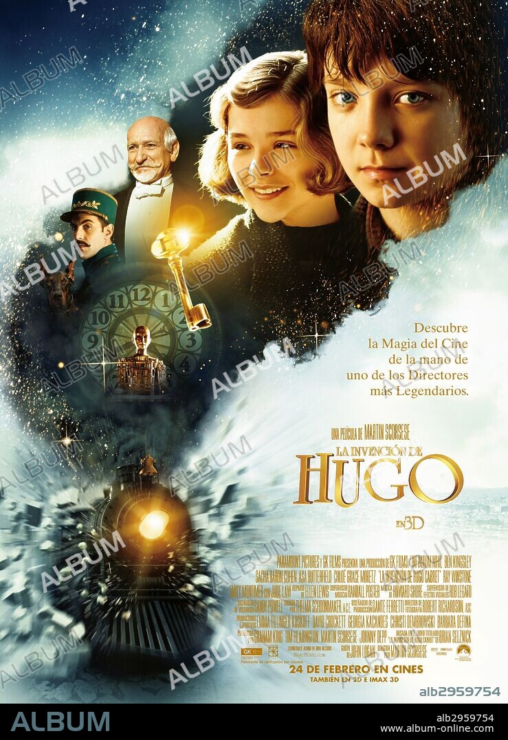 Poster of HUGO, 2011, directed by MARTIN SCORSESE. Copyright GK FILMS.