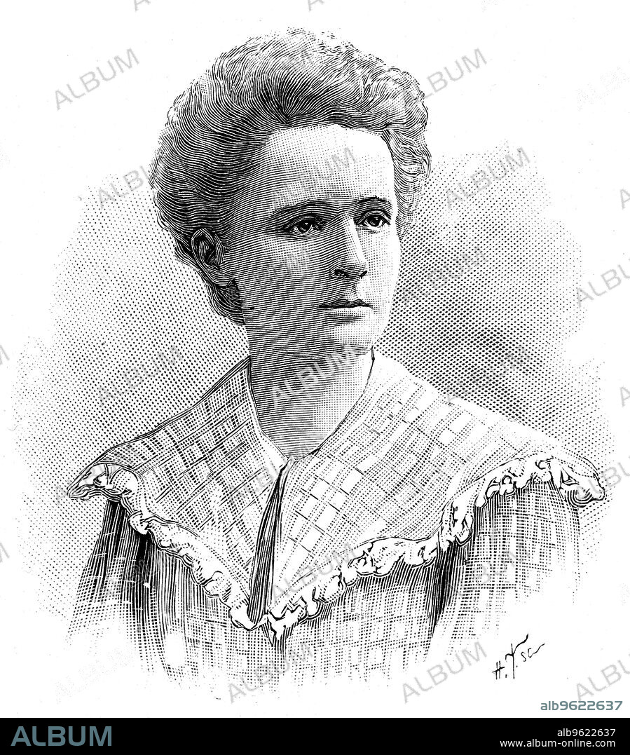 ANON. Marie Sklodowska Curie, Polish-born French physicist, 1904. Marie Curie (1867-1934) was awarded the Nobel Prize for Physics in 1904, together with her husband Pierre and Henri Becquerel, and the Nobel Prize for Chemistry in 1911. From La Nature. (Paris, 1904).