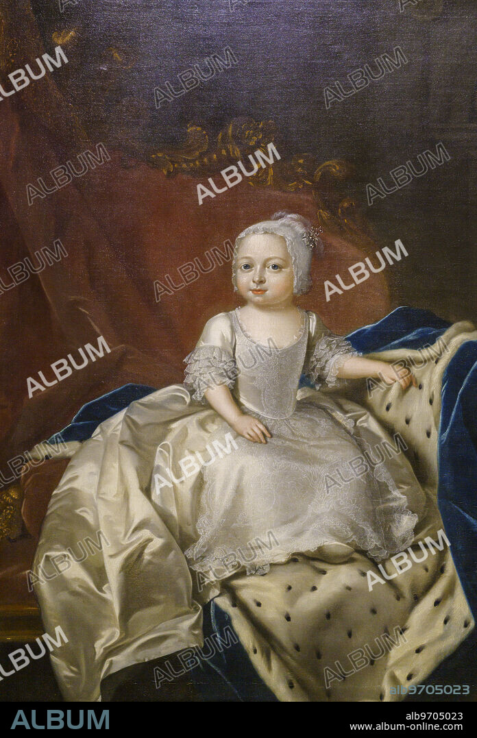 Princess Caroline Mathilde, Willem Verelst, Nins, portraits of children s. XVI-XIX, Sa Bassa Blanca Museum (msbb). Yannick Vu and Ben Jakober , Alcudia, Majorca, Spain.