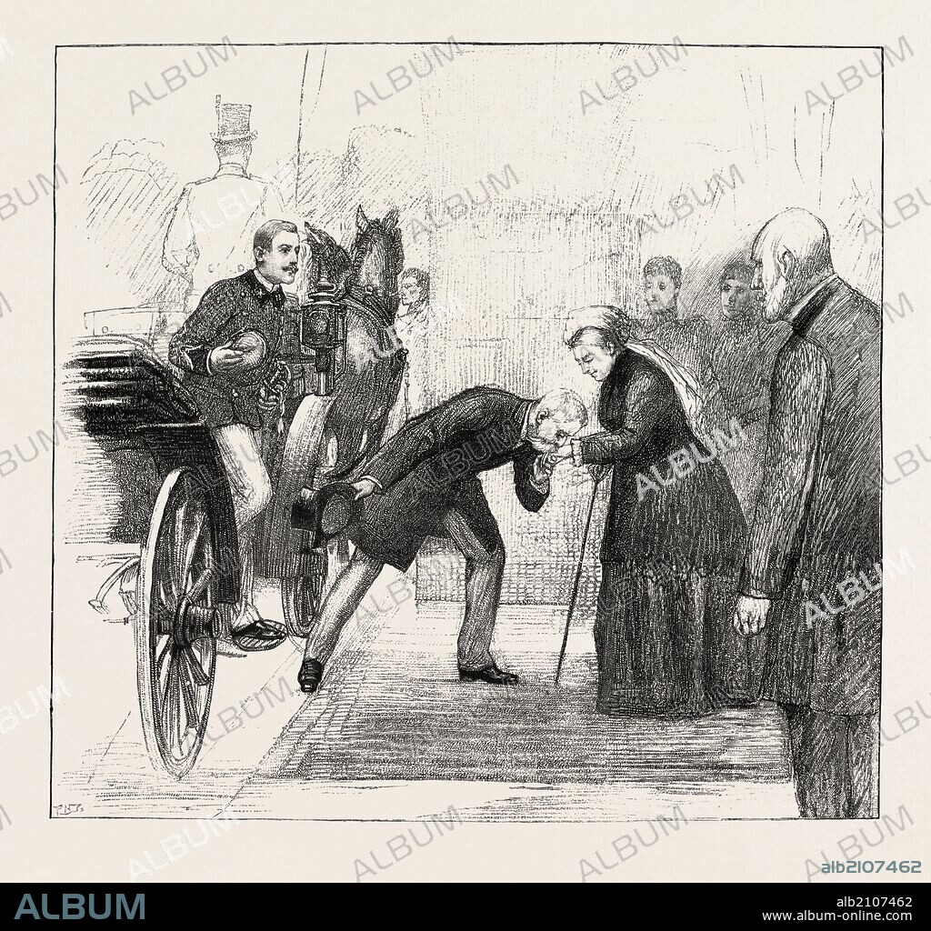VISIT OF THE KING OF ITALY AND THE DUKE OF AOSTA TO QUEEN VICTORIA AT FLORENCE, ITALY, 1893.