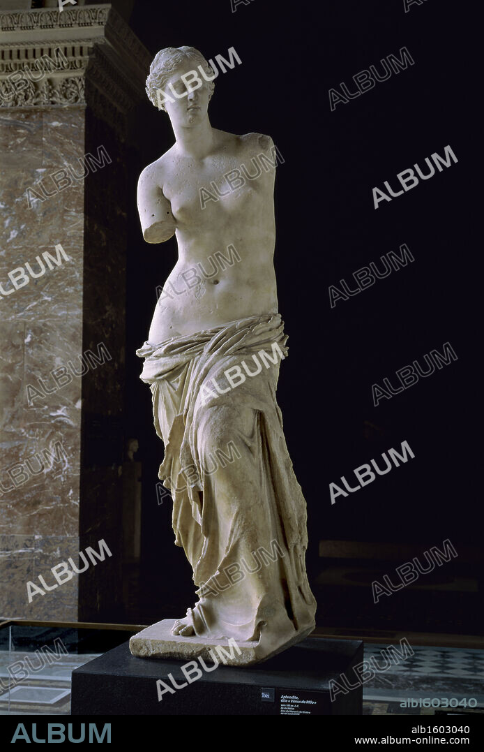 VENUS OF MILO VENUS DE MILO GREEK ART d Musee du Louvre, Paris.