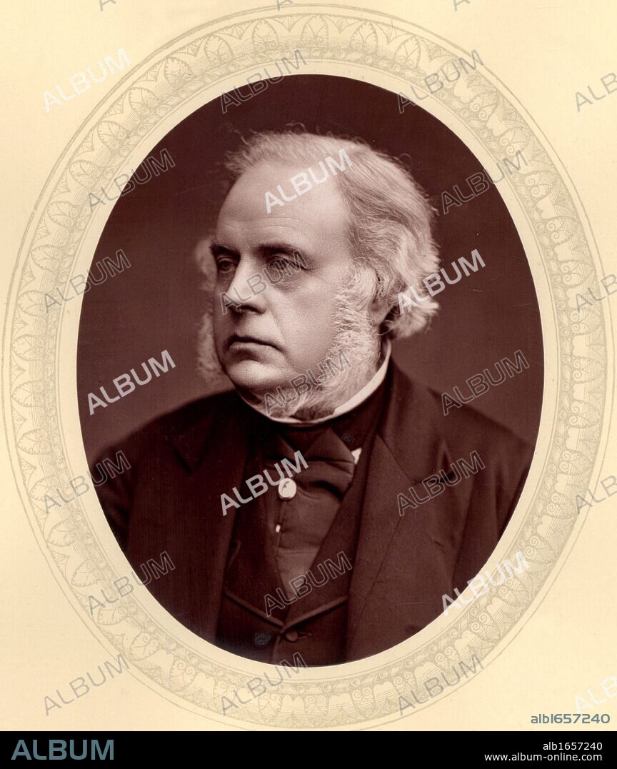 John Bright (1811-1889) British radical orator and statesman, born in Rochdale, Lancashire of Quaker parents. First elected as a Member of Parliament in 1843. Supported the Anti-Corn Law League, and the Reform Act of 1867.  From "Men of Mark" by Thompson Cooper (London, 1875). Woodburytype after photograph by Lock & Whitfield (active 1860s-1880s), English photographers. (Photo by: Universal History Archive/UIG via Getty Images).