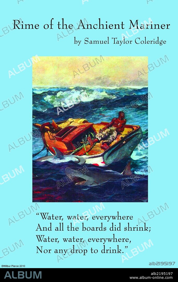 The Rime of the Ancient Mariner is the longest major poem by the English poet Samuel Taylor Coleridge, written in 1797–98 and published in the first edition of Lyrical Ballads in 1798. It is illustrated by Winslow Homer's painting, "the Gulf Stream".
