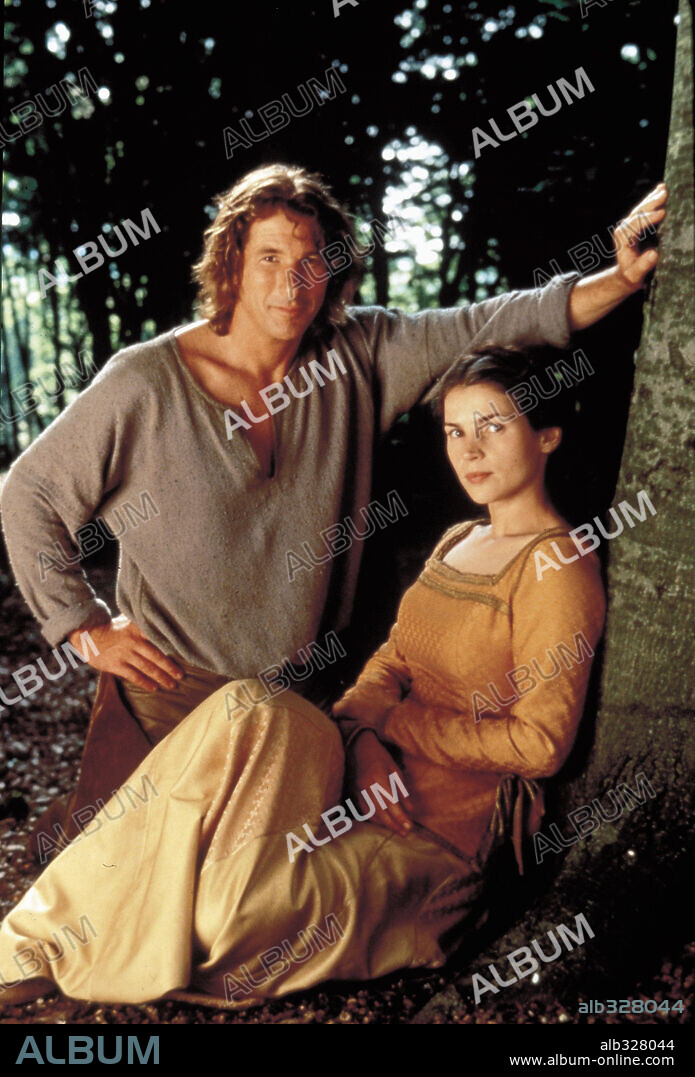 RICHARD GERE, LANCELOT und JULIA ORMOND. JULIA ORMOND und RICHARD GERE in FIRST KNIGHT, 1995, unter der Regie von JERRY ZUCKER. Copyright COLUMBIA TRI STAR.