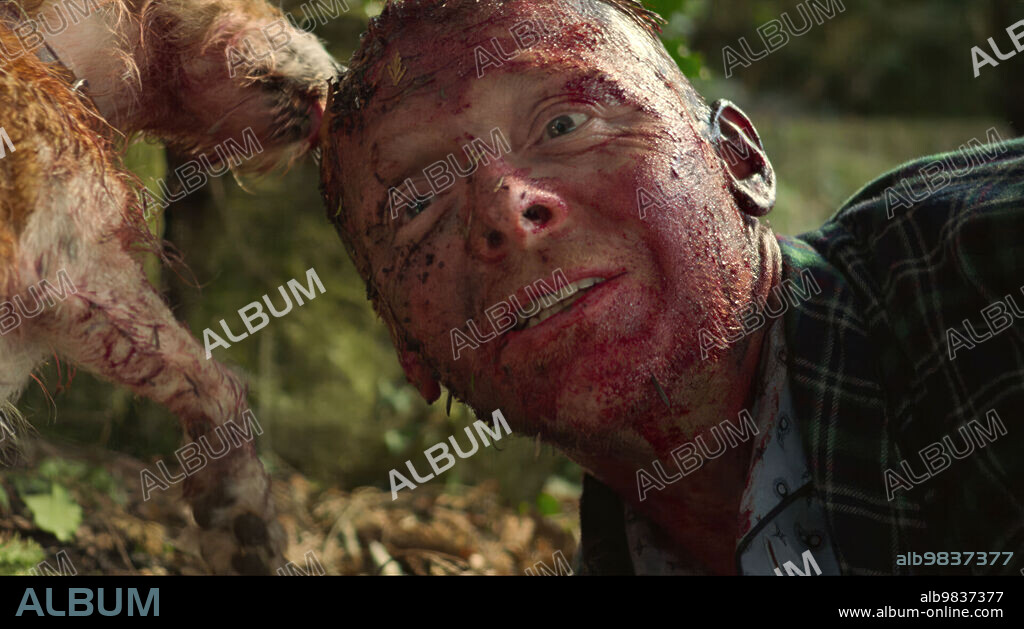 SIMON PEGG dans SLAUGHTERHOUSE RULEZ, 2018, réalisé par CRISPIAN MILLS. Copyright Catalyst Global Media / Sony Pictures.