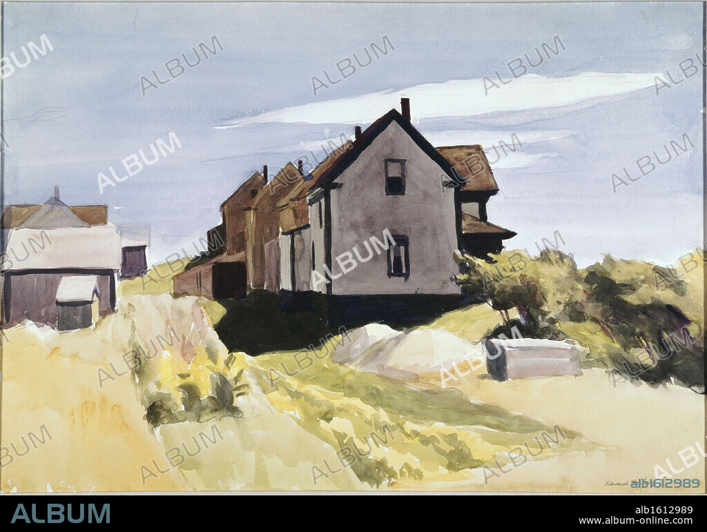 Group of Houses by Edward Hopper, 1882-1967.