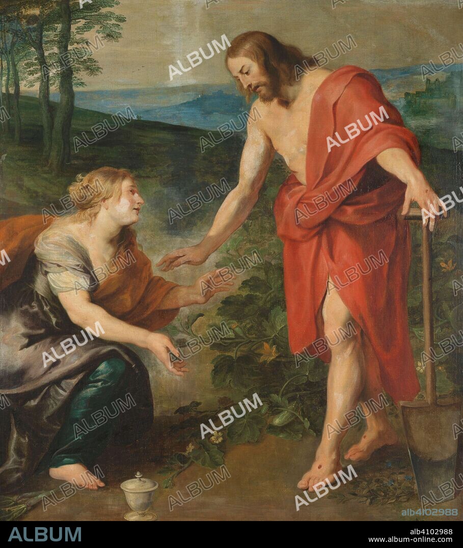 PETER PAUL RUBENS (WORKSHOP OF). Noli me tangere, Christ Appears to Mary Magdalene. Dating: 1610 - 1690. Measurements: h 200 cm × w 177.5 cm.