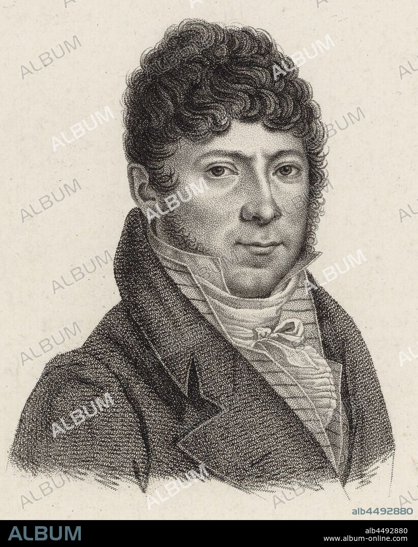 JEAN BAPTISTE PONCE LAMBERT. Portrait of the violinist and composer Philippe Libon (1775-1838).