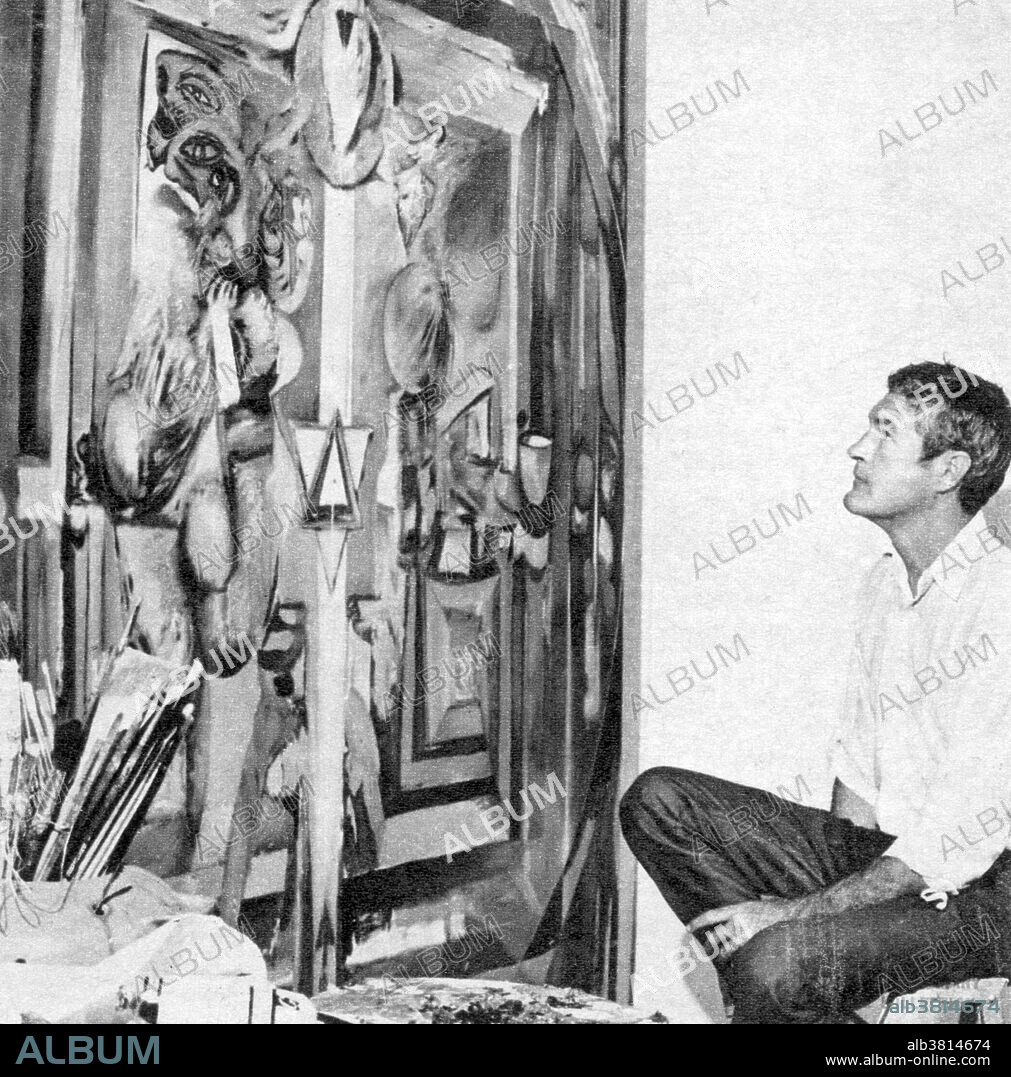 Undated photograph of Leary staring at artwork. Timothy Francis Leary (October 22, 1920 - May 31, 1996) was an American psychologist and writer. During a time when drugs such as LSD and psilocybin were legal, Leary conducted experiments at Harvard University under the Harvard Psilocybin Project, resulting in the Concord Prison Experiment and the Marsh Chapel Experiment. Both studies produced useful data, but Leary and his associate Richard Alpert were fired from the university because of the public controversy surrounding their research. He wrote and spoke frequently about trans-humanist concepts involving space migration, intelligence increase and life extension, and developed the eight-circuit model of consciousness in his book Exo-Psychology (1977). During the 1960s and 1970s, he was arrested often enough to see the inside of 29 different prisons worldwide. He died of prostate cancer in1996 at the age of 75. Seven grams of Leary's ashes were arranged by his friend at Celestis to be buried in space aboard a rocket carrying the remains of 24 others. A Pegasus rocket containing their remains was launched on April 21, 1997, and remained in orbit for six years until it burned up in the atmosphere.