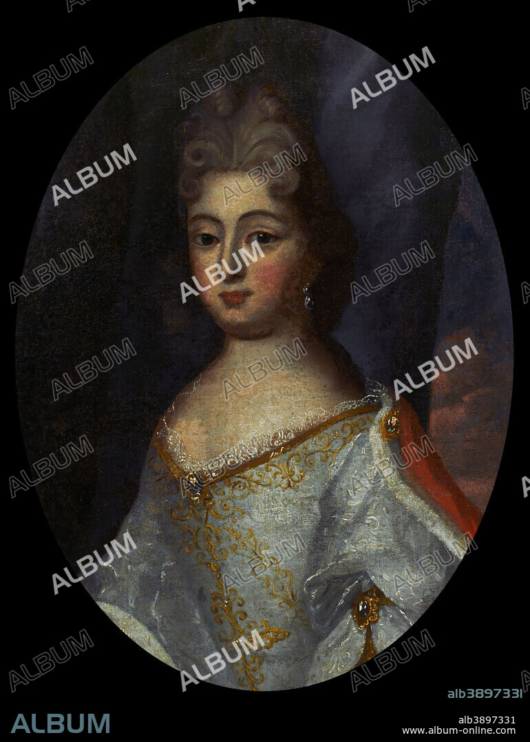 UNKNOWN (MAYBE FRENCH). Portret Teresy Kunegundy Sobieskiej Portrait of Teresa Kunegunda Sobieska. Date/Period: End of 17th ca. Painting. Height: 470 mm (18.50 in); Width: 380 mm (14.96 in).