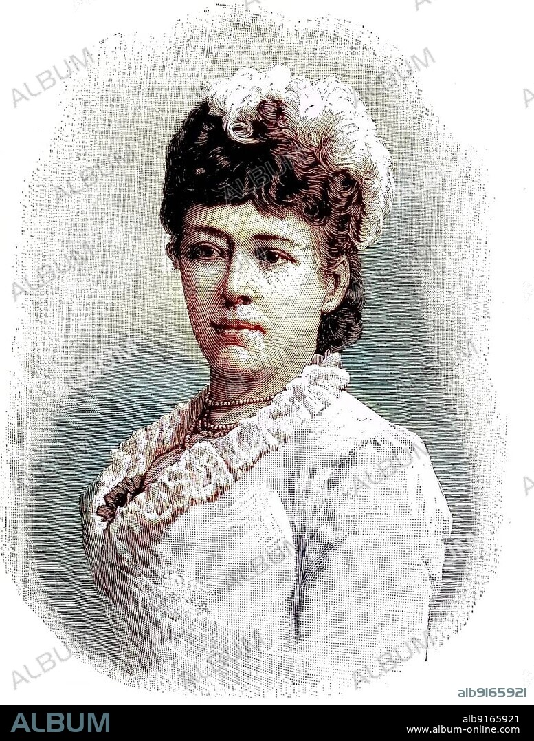 Bertha Felicitas Sophie Freifrau von Suttner, Baroness Bertha von Suttner, Countess Kinsky von Wchinitz und Tettau, 9 June 1843, 21 June 1914, was an Austro-Bohemian pacifist and writer, Historical, digital reproduction of an original 19th century original
