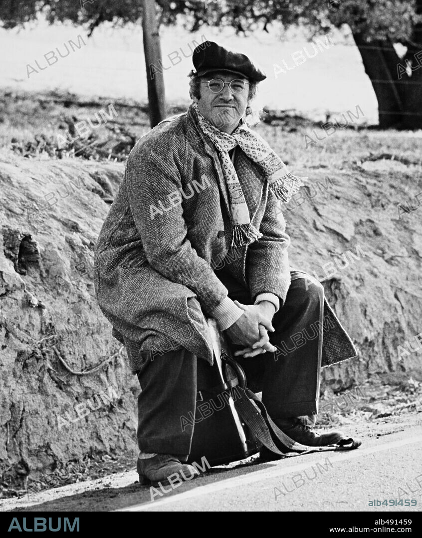 GENE HACKMAN en EL ESPANTAPAJAROS, 1973 (SCARECROW), dirigida por JERRY SCHATZBERG. Copyright WARNER BROTHERS.