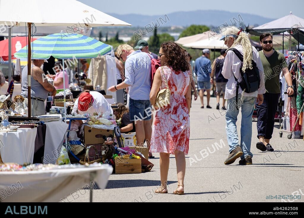 mercadillo de segunda mano y antigüedades, Consell, Raiguer, Mallorca, balearic islands, spain, europe.