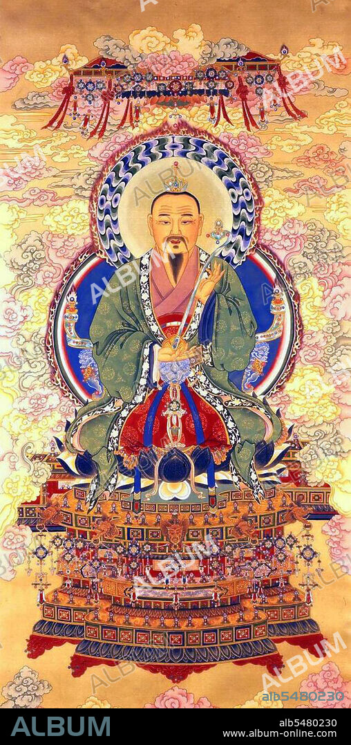 Accoording to Daoist beliefs; the entire manifested universe is ruled by three original forces; the Three Pure Ones (Sanqing). The Three Pure Ones were brought into existence through the interaction of yin and yang. They are respectively Yuqing; 'The Jade Purity'; Shangqing; 'The Supreme Purity'; and Taiqing; 'The Grand Purity'.