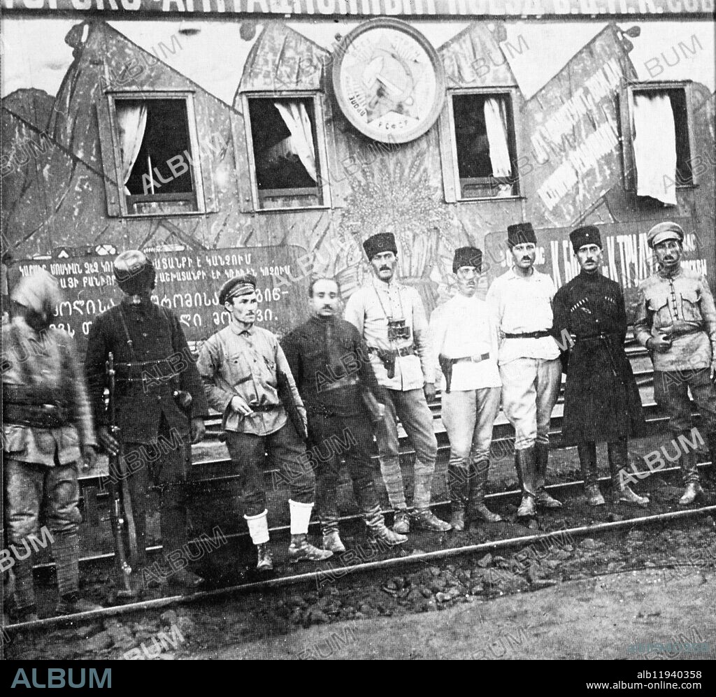 "Agit -Train", Red Caucasus. 1920. Supplied By: SCRSS - Society for Co-operation in Russian & Soviet Studies.