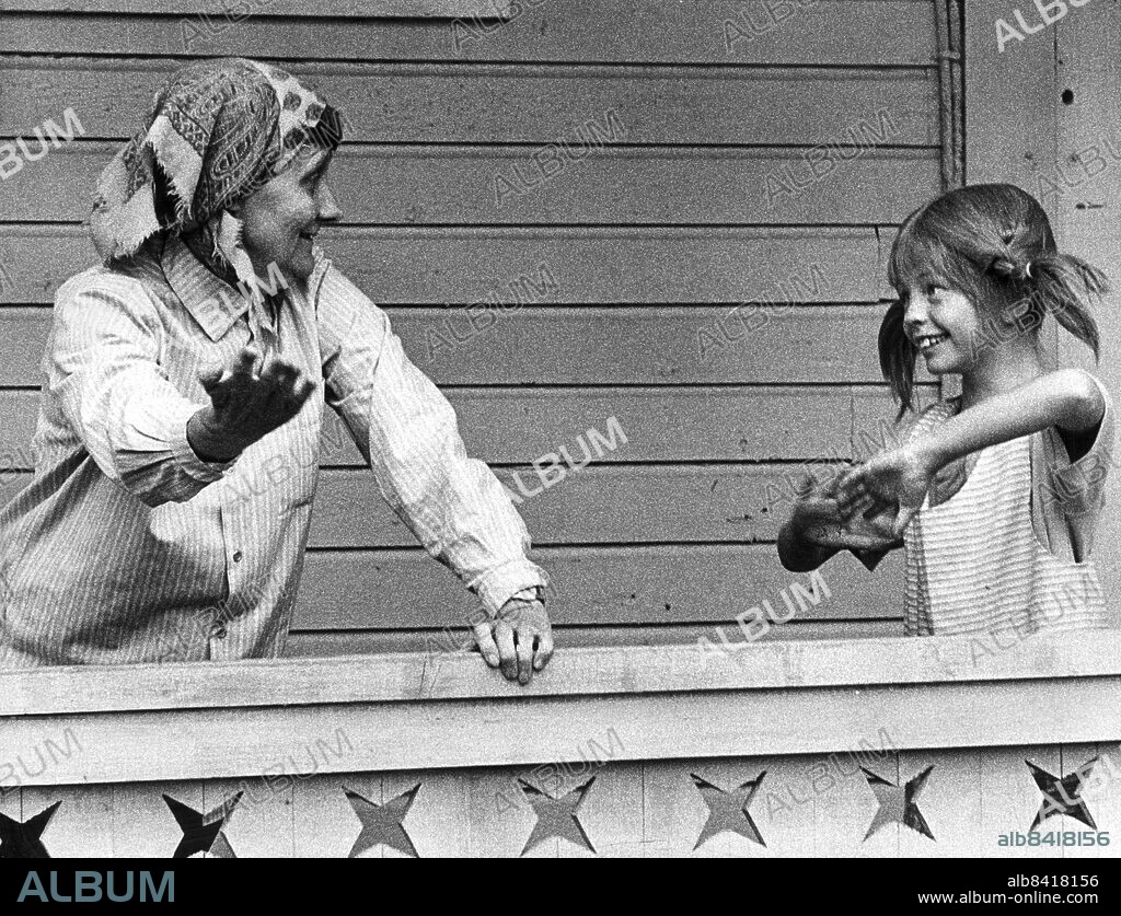 ARKIV 680711 . Swedish author Astrid Lindgren and Inger Nilsson when making the film about Pippi Longstocking outside Visby on the island Gotland in 1968. Foto: Weine Lexius / TT / code:32.