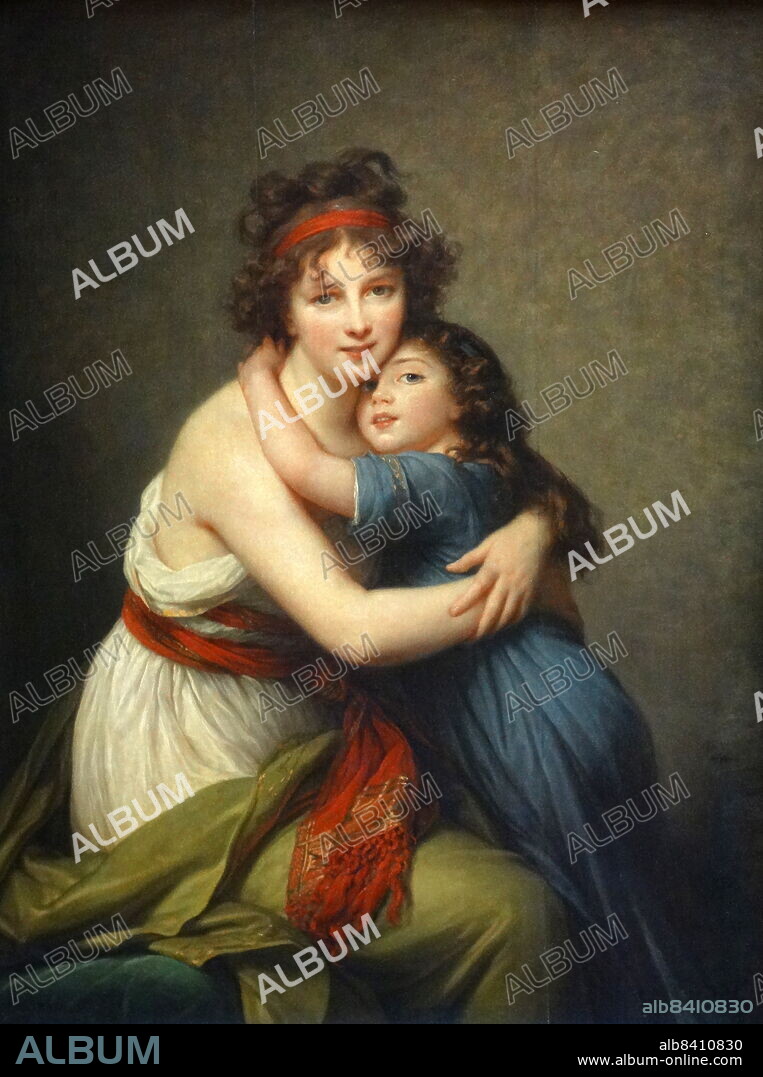 Madame Vigee Le Brun et sa fille, Jeanne-Lucie-Louise, 1789 by Elisabeth Louise Vigee Le Brun (16 April 1755 - 30 March 1842) was a French portrait painter, especially of women, in the late 18th and early 19th centuries.