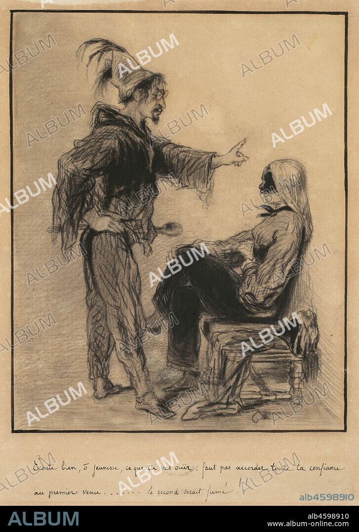 Study for a Scene from "Carnaval", c. 1847.