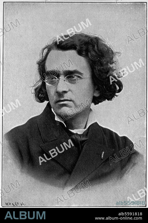 Tinel, Edgar; belg. Komponist; Sinay. (Ostflandern) 27.3.1854 - Brüssel 28.10.1912. Porträtaufnahme, um 1880 (?).