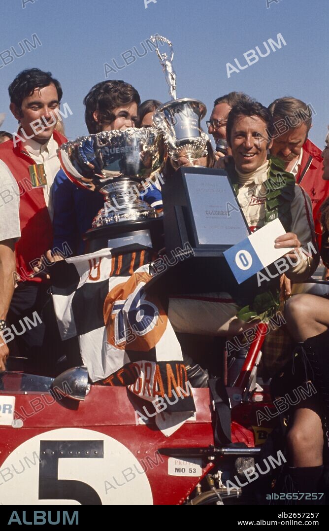 Mario Andretti, Questor GP, Ontario, California. Only race run there. 28th March 1971.