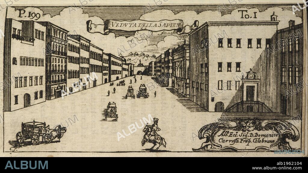 DOMENICO ANTONIO PARRINO. An Illustration of eighteenth-century Naples. Napoli cittaÌ€ nobilissima, ... esposta a gli occhi ... deâ€™curiosi, etc. Naples. Napoli, 1700. Source: 10151.a.28 199. Language: Italian.