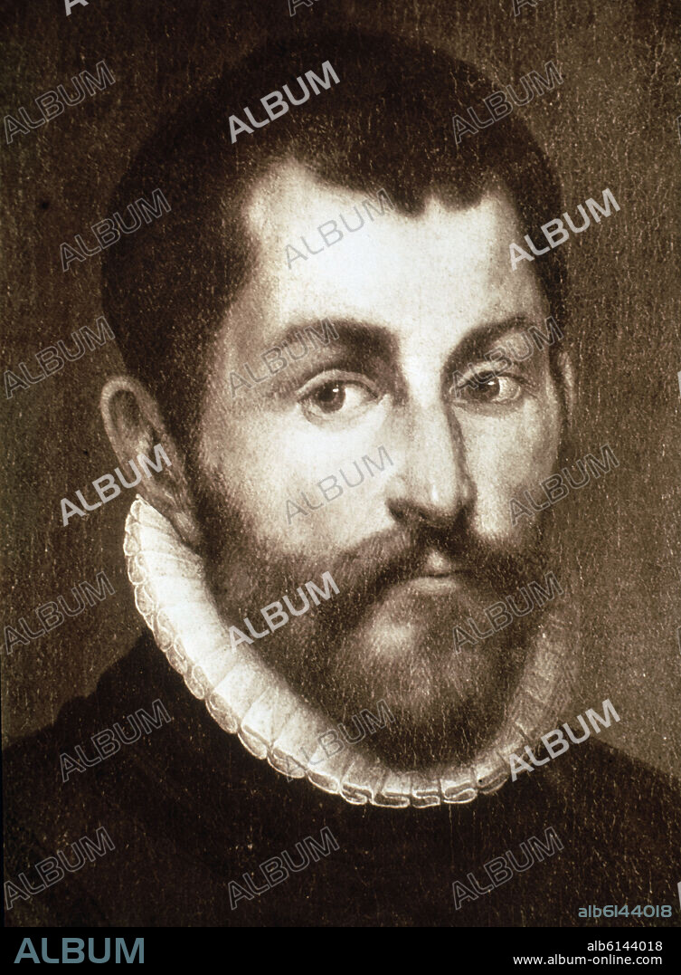 JACOPO COMIN-JACOBO ROBUSTI-TINTORETTO. TORCUATO TASSO (1544-1595) - POETA ITALIANO.