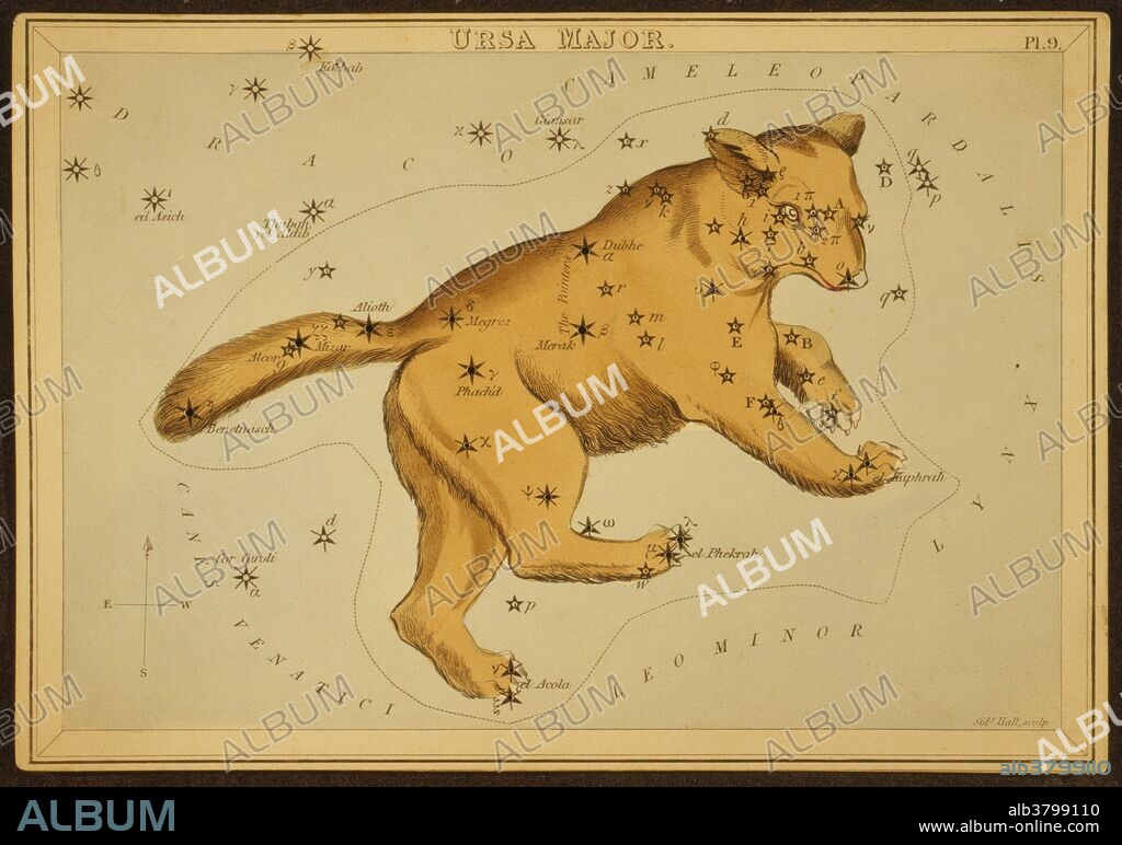 Ursa Major Constellation, 1825