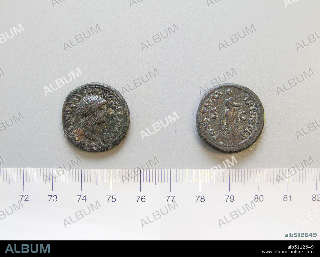 Ruler: Nero, Emperor of Rome, Roman, A.D. 3768, ruled A.D. 5468, Mint: Rome, 1 As of Nero, Emperor of Rome from Rome, 64, Orichalcum, 8.83 g, 6:00, 23.9 mm, Made in Rome, Italy, Roman, 1st century A.D., Numismatics.