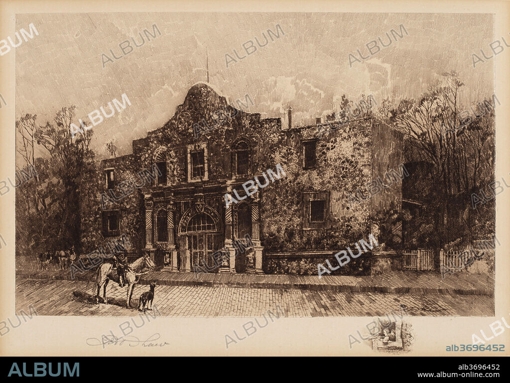 ROBERT SHAW. The Alamo. Dated: 1905. Dimensions: image: 199 x 319 mm (not including remarque)  primary sheet: 238 x 343 mm  secondary sheet: 392 x 511 mm. Medium: etching.