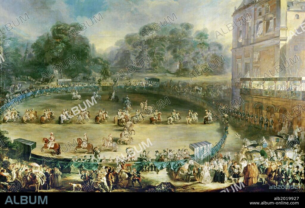 LUIS PARET Y ALCÁZAR. Luis Paret y Alcázar / 'The Royal Couples', 1770, Oil on canvas, 237 x 370 cm, P02422.