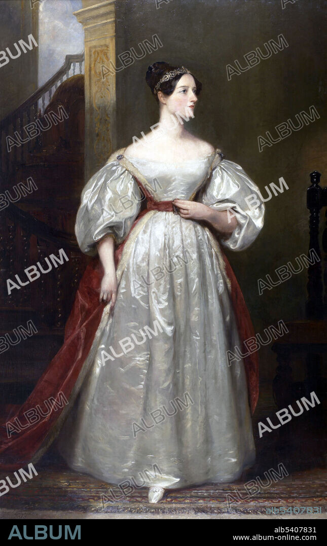 Augusta Ada King, Countess of Lovelace (December 10, 1815 - November 27, 1852) was an English mathematician and writer. As a young adult, her mathematical talents led her to an ongoing working relationship and friendship with fellow British mathematician Charles Babbage, and in particular Babbage's work on the Analytical Engine. Between 1842-43, Ada translated an article by Italian military engineer Luigi Menabrea on the engine, supplementing it with an elaborate set of notes. These notes contain what many consider to be the first computer program, an algorithm designed to be carried out by a machine. Painting by Margaret Sarah Carpenter, 1836.