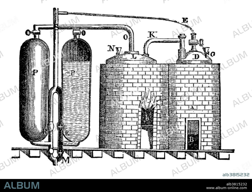 Thomas Savery (1650 - 1715) was an English inventor and engineer. In 1698 he patented an early steam engine. The engine had no piston, and no moving parts except from the taps. It was operated by first raising steam in the boiler; the steam was then admitted to the working vessel, allowing it to blow out through a down-pipe into the water that was to be raised. When the system was hot and therefore full of steam the tap between the boiler and the working vessel was shut, and if necessary the outside of the vessel was cooled. This made the steam inside it condense, creating a partial vacuum, and atmospheric pressure pushed water up the down-pipe until the vessel was full. At this point the tap below the vessel was closed, and the tap between it and the up-pipe opened, and more steam was admitted from the boiler. As the steam pressure built up, it forced the water from the vessel up the up-pipe to the top of the mine. He wanted to use the engine to pump water from mines, but most proved to be too deep for the machine to be effective. Savery's was the first steam pump to be produced and sold commercially.