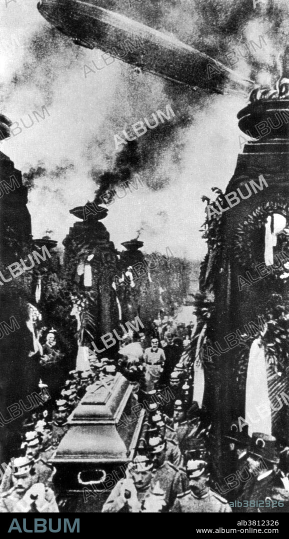 Ferdinand von Zeppelin's Funeral, 1917